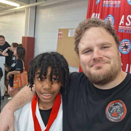 Athlete with ribbon at ASJL Nationals