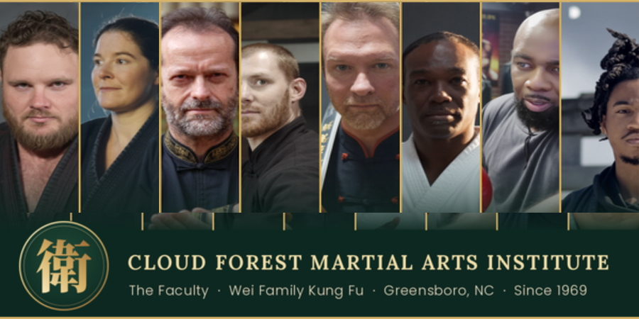 The faculty of Cloud Forest Martial Arts Institute - Wei Family Kung Fu, Greensboro NC, since 1969